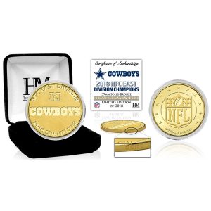 Dallas Cowboys Highland Mint 2018 NFC East Division Champions Bronze Mint Coin