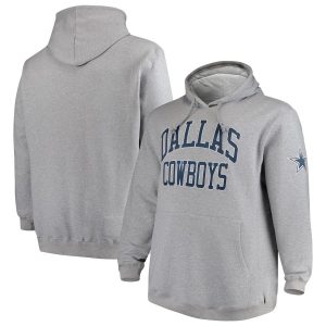Dallas Cowboys Mitchell & Ness Big & Tall Playoff Win Pullover Hoodie