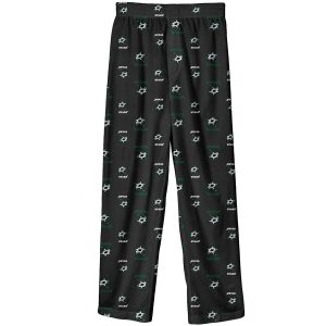 Dallas Stars Preschool Black Team Logo Printed Pajama Pants