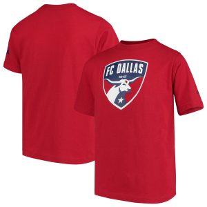 FC Dallas adidas Youth Squad Primary T-Shirt – Red