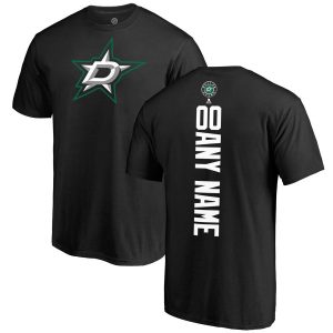 Fanatics Branded Dallas Stars Black Personalized Backer T-Shirt