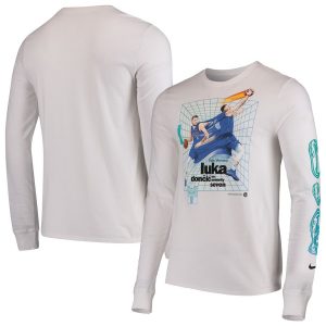 Luka Doncic Dallas Mavericks Nike Time Warp Long Sleeve T-Shirt