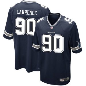 Men’s Dallas Cowboys Demarcus Lawrence Nike Navy Game Jersey