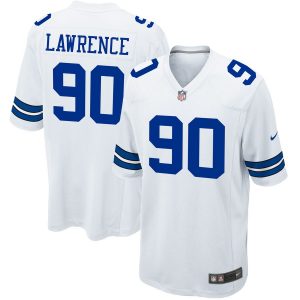 Men’s Dallas Cowboys Demarcus Lawrence Nike White Game Jersey