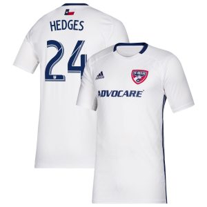Men’s FC Dallas Matt Hedges adidas White 2019 Secondary Replica Player Jersey