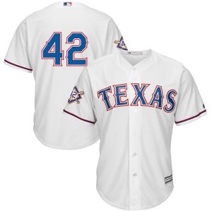 Texas Rangers Majestic 2019 Jackie Robinson Day Official Cool Base Jersey