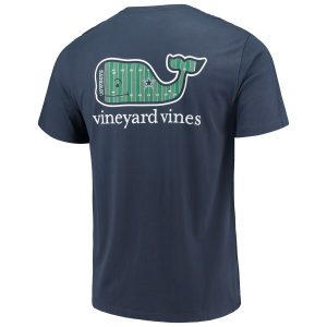 Dallas Cowboys Vineyard Vines Yardline Whale T-Shirt – Navy