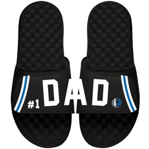 Dallas Mavericks ISlide Dad Slide Sandals – Black