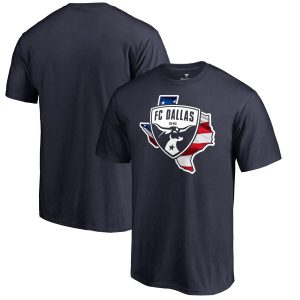 FC Dallas Fanatics Branded Banner State T-Shirt– Navy