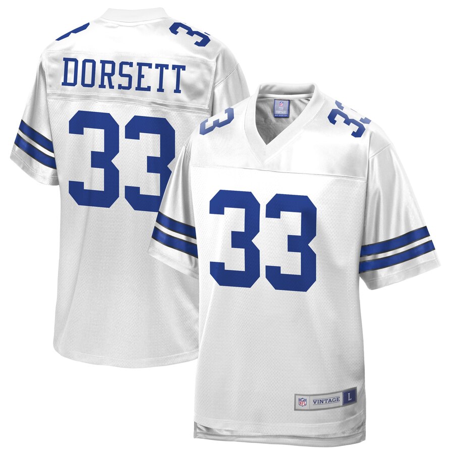 Tony Dorsett Dallas Cowboys NFL Pro Line Retired Team Player Jersey – White